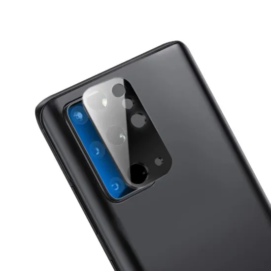 Folie camera - Folie sticla camera Samsung S20 plus - Negru