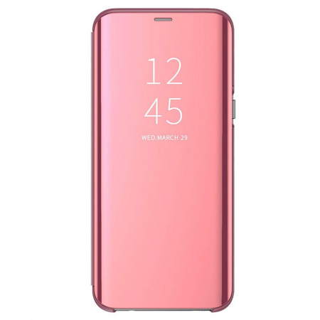 P40 Lite E - Husa clear view Samsung A41, Albastru