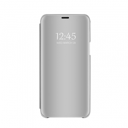 Husa clear view Samsung A41, Silver [0]