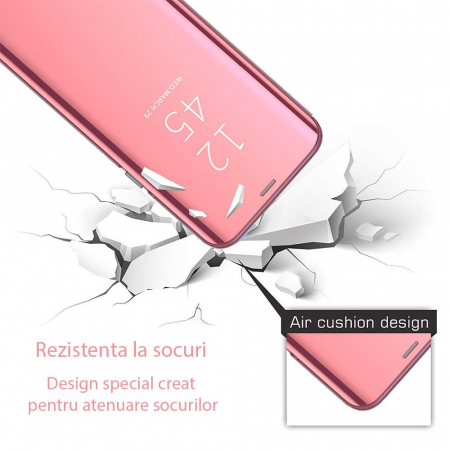 Husa clear view Samsung S20 Plus, Rose [1]