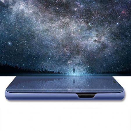 Husa clear view Samsung S10, Albastru [3]