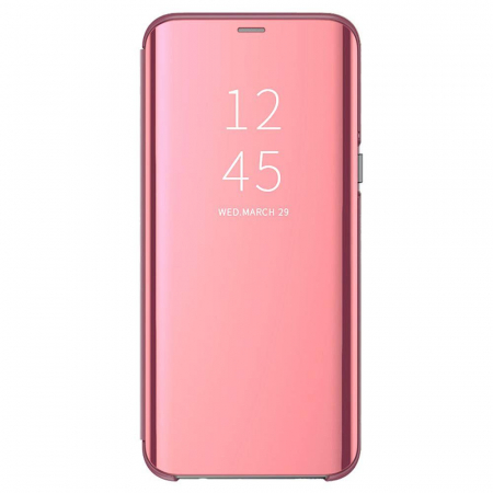 Husa clear view Samsung S10, Rose [0]