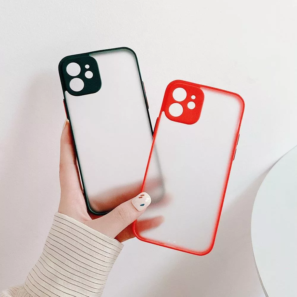 A10 - Husa silicon bumper mat Iphone 13, Negru