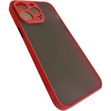 A10 - Husa silicon bumper mat Iphone 13 Pro Max, Rosu