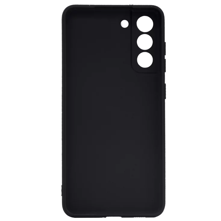 Huse telefoane Samsung - Husa silicon slim mat Samsung S21 FE, Negru