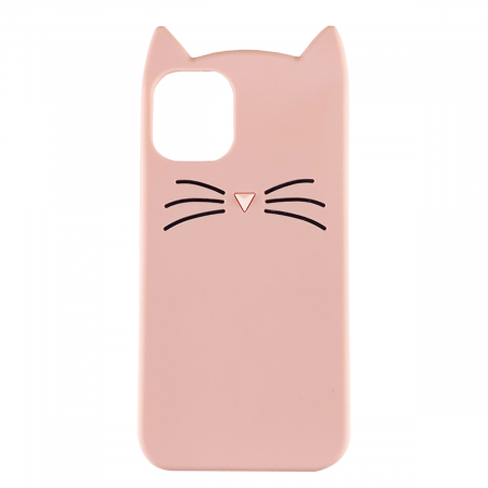 A02s - Husa silicon pisica Samsung A02s, Roz