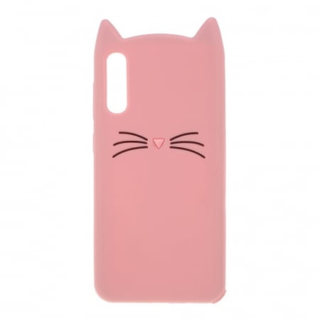Husa silicon pisica Iphone 7/8/SE2, Roz [0]