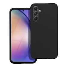 A53 5G - Husa silicon slim mat Samsung A15, Negru