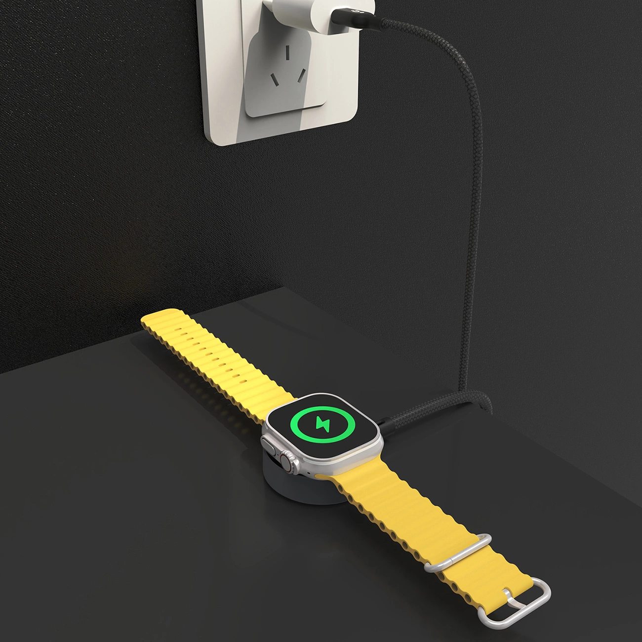 Încărcător inductiv Dudao A12C pentru Apple Watch 1.2m - Negru [1]