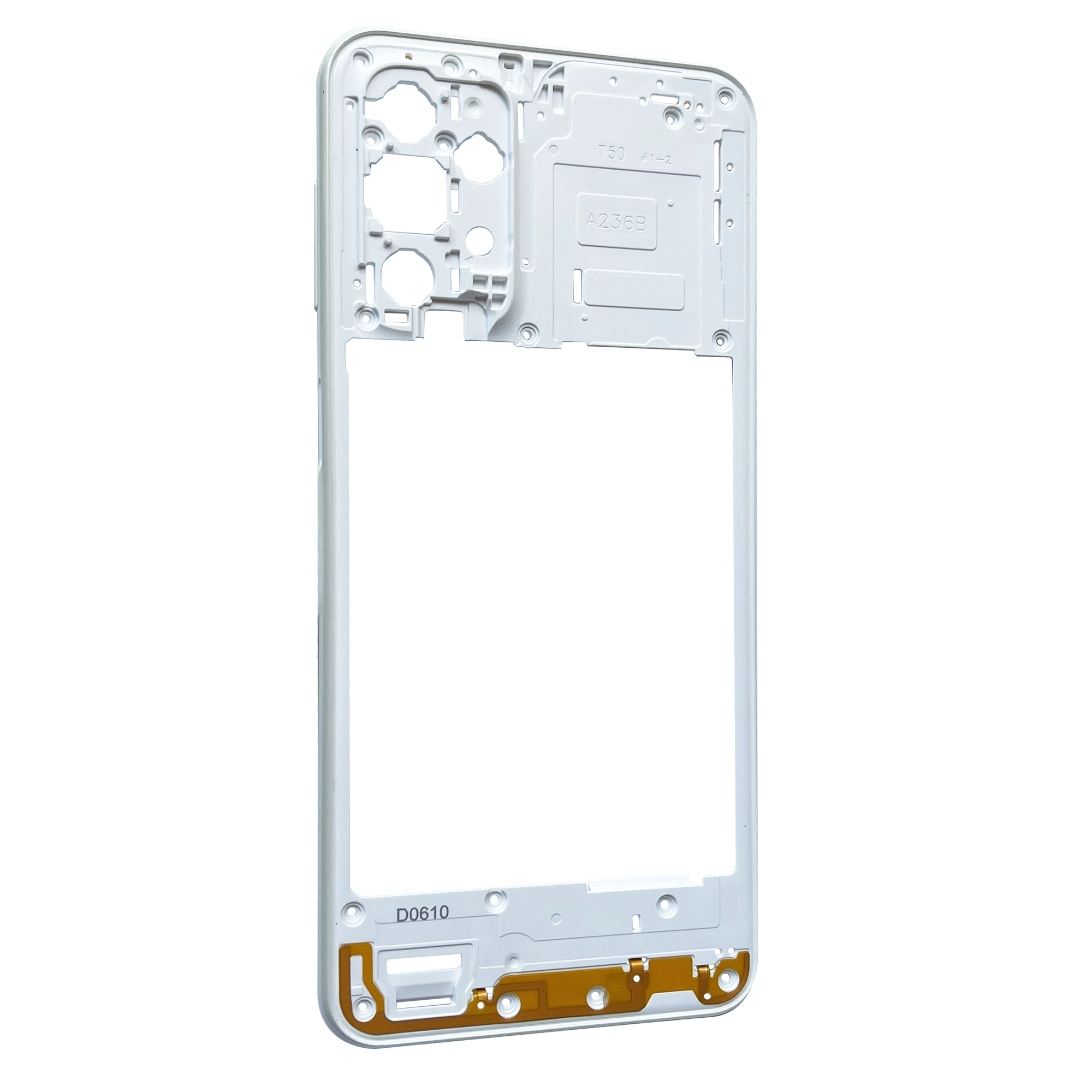 Piese Service Gsm - Rama mijloc intermediara Samsung A23 5G, Alb