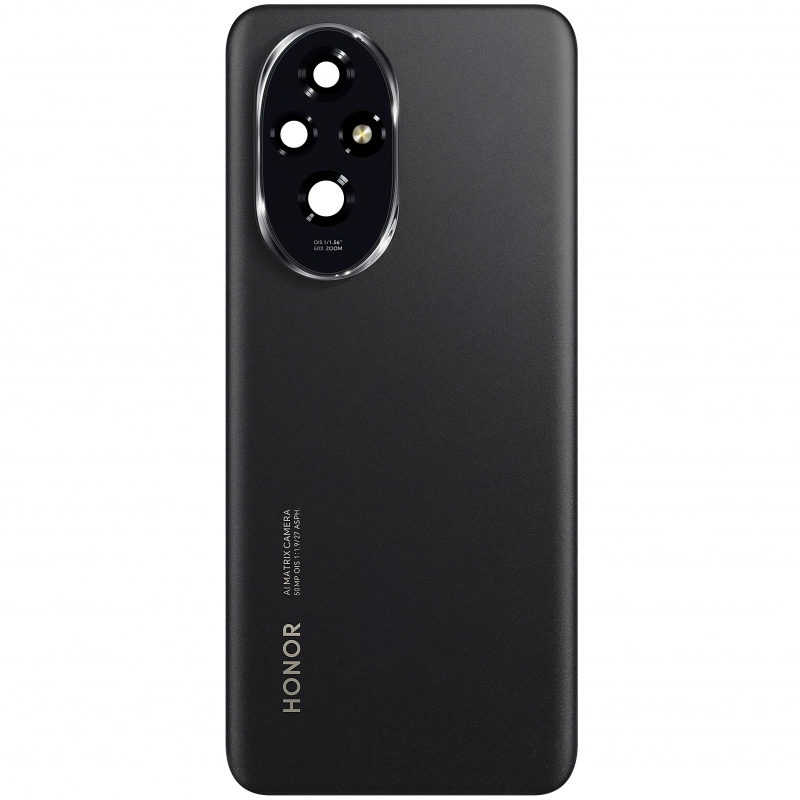 Spate telefon, capac baterie - Spate telefon: Capac baterie Honor 200, Negru