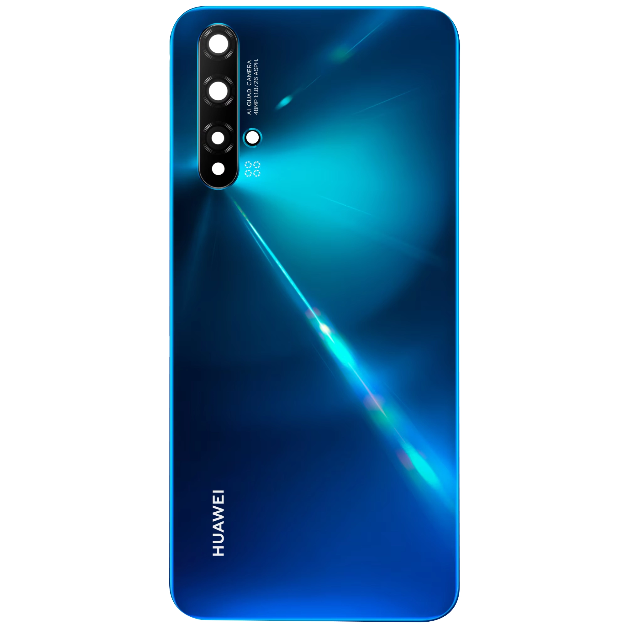 Spate telefon, capac baterie - Spate telefon: Capac baterie Huawei Nova 5T, Albastru