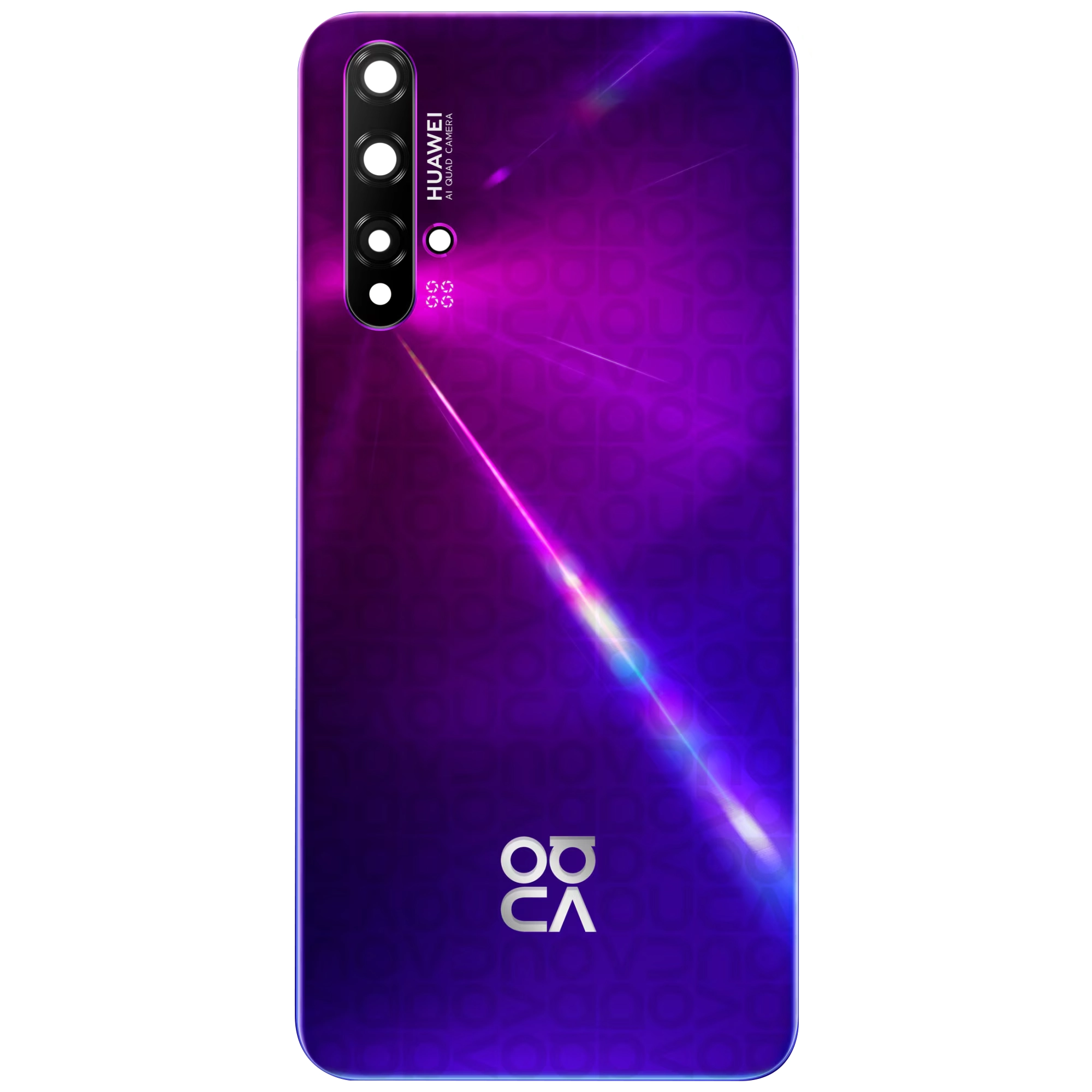 Spate telefon, capac baterie - Spate telefon: Capac baterie Huawei Nova 5T, Violet