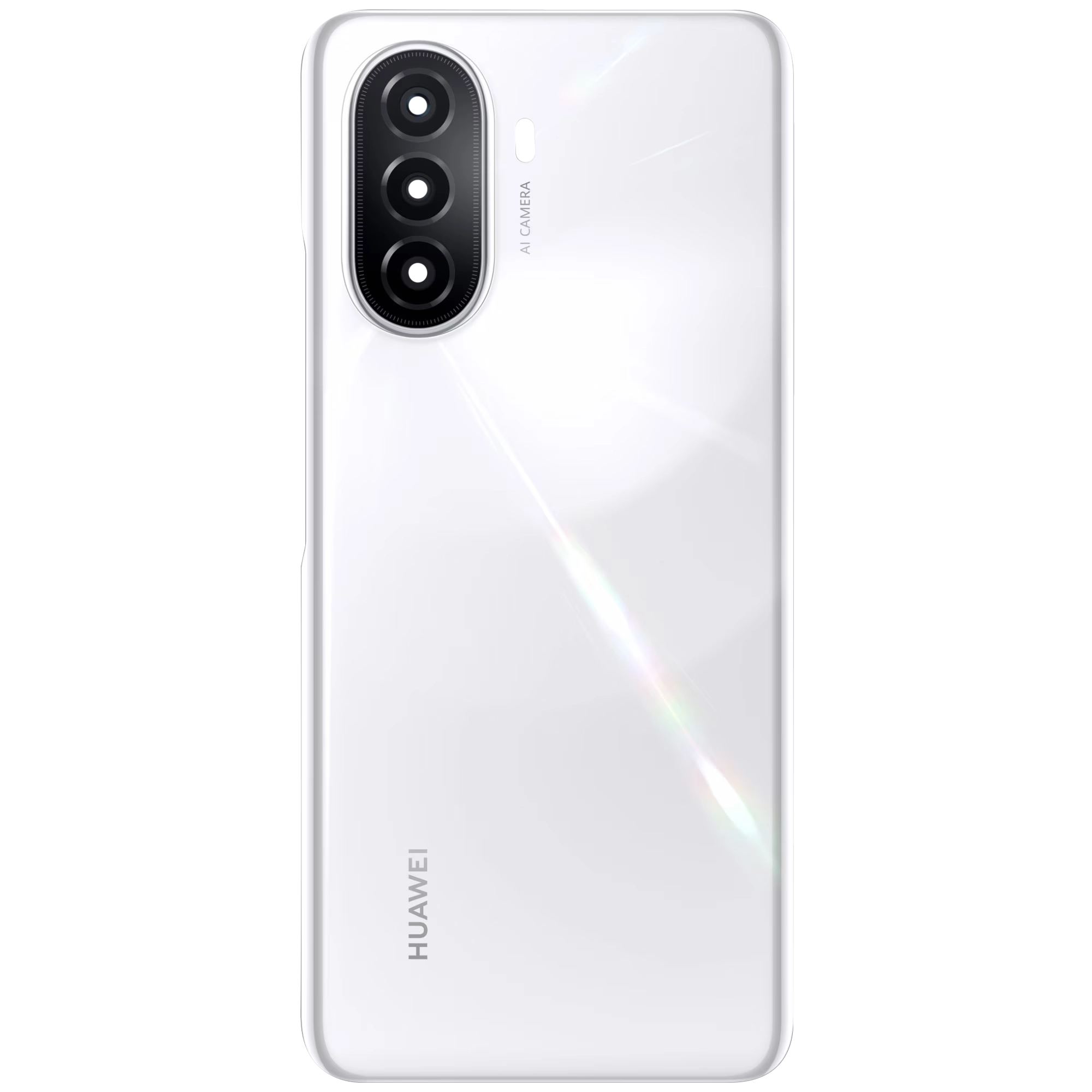 Spate telefon, capac baterie - Spate telefon: Capac baterie Huawei Nova Y70, Alb