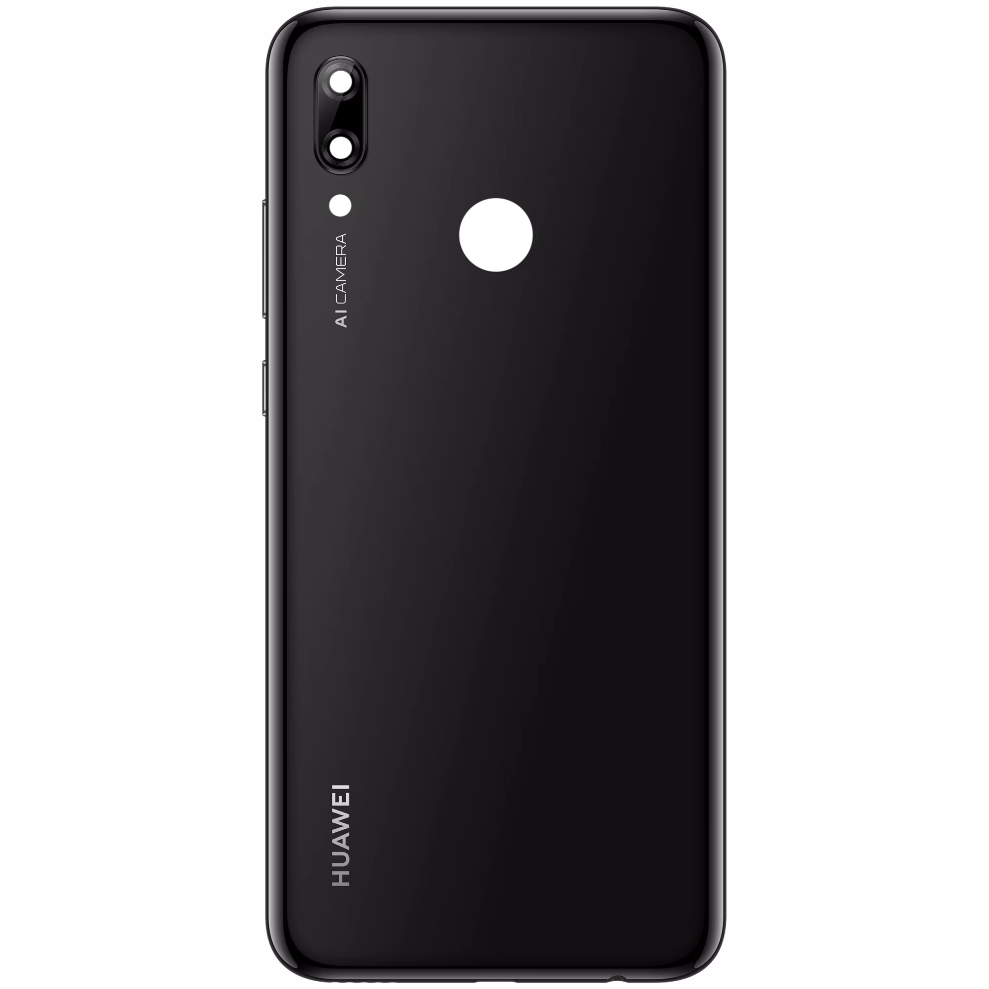 Spate telefon, capac baterie - Capac baterie Huawei P smart 2019, Negru, Flacara 3