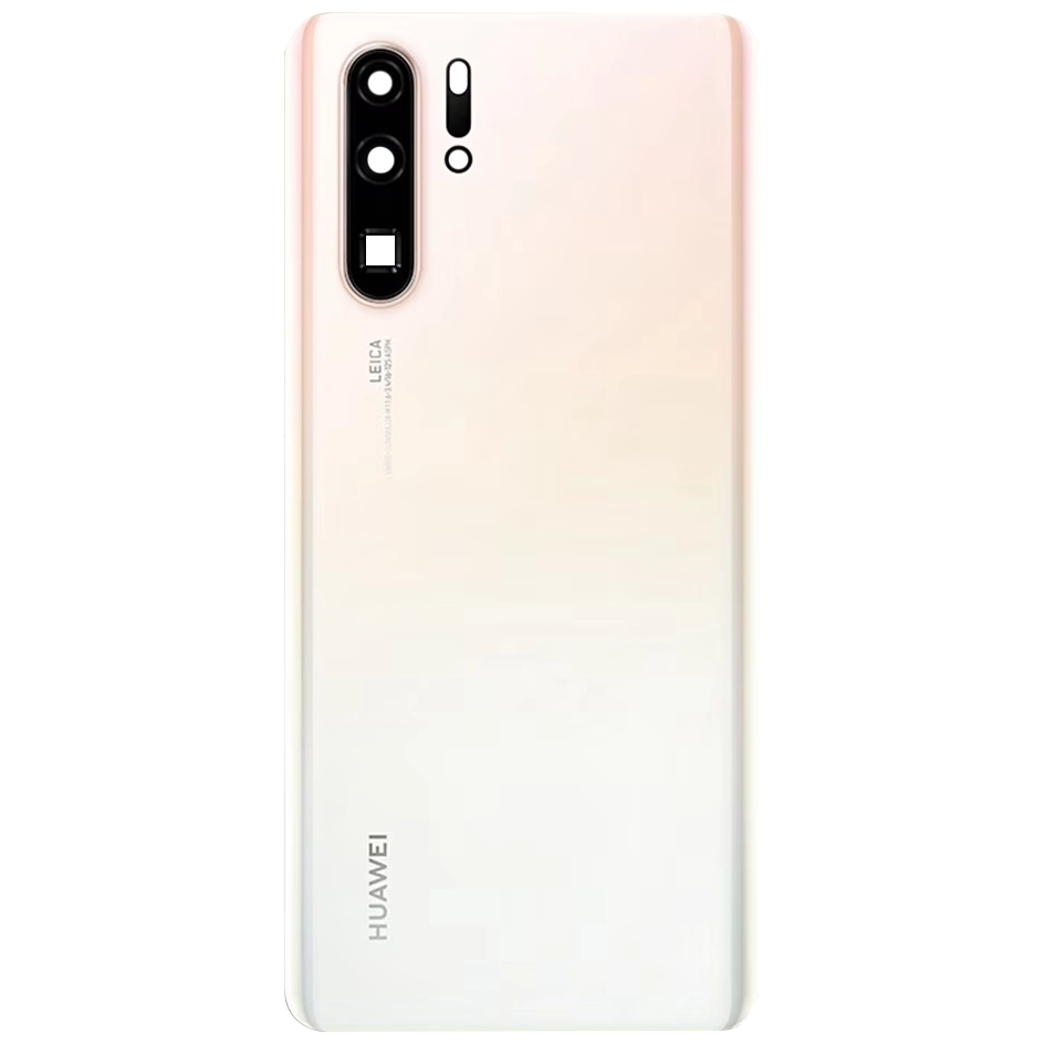 Spate telefon, capac baterie - Spate telefon: Capac baterie Huawei P30 pro, Alb