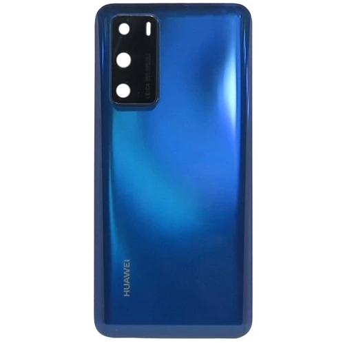 Spate telefon, capac baterie - Spate telefon: Capac baterie Huawei P40, Albastru