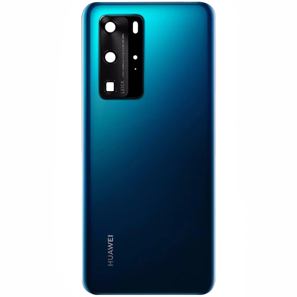 Spate telefon, capac baterie - Spate telefon: Capac baterie Huawei P40 pro, Albastru