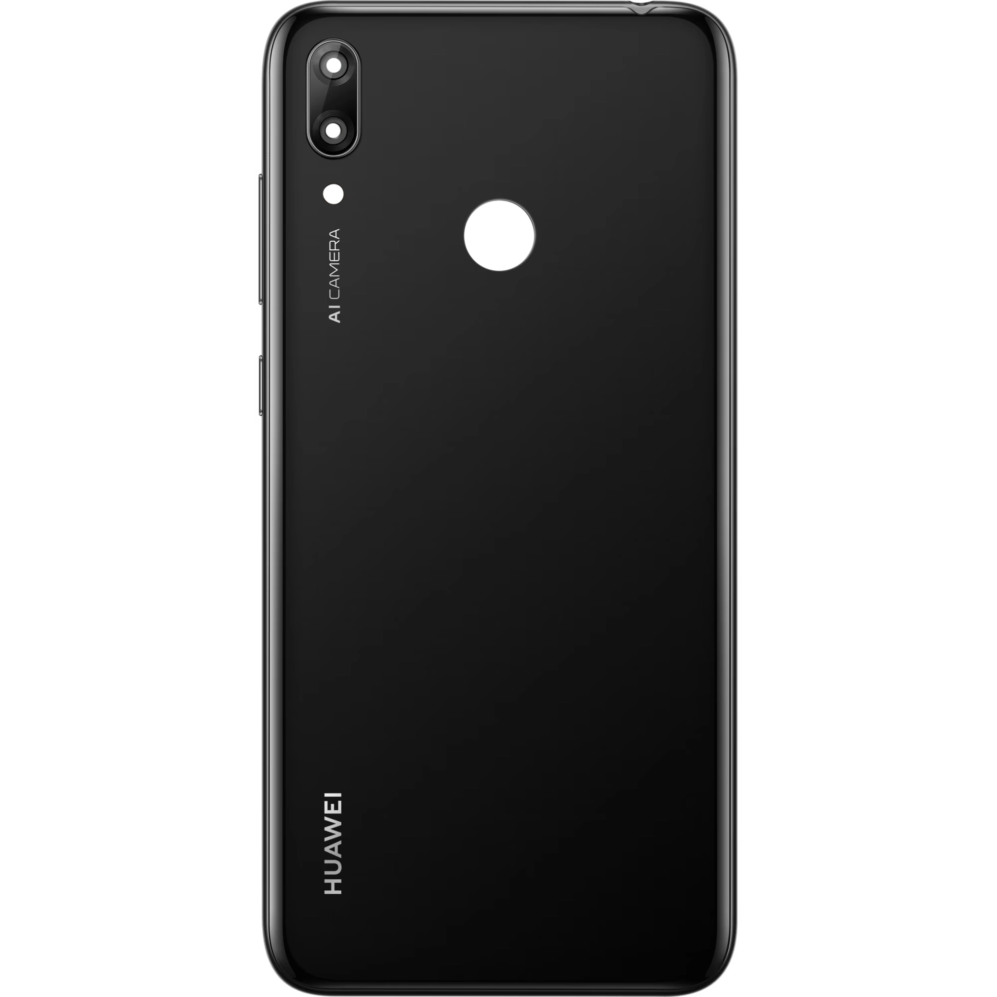 Spate telefon, capac baterie - Spate telefon: Capac baterie Huawei Y7 2019, Negru