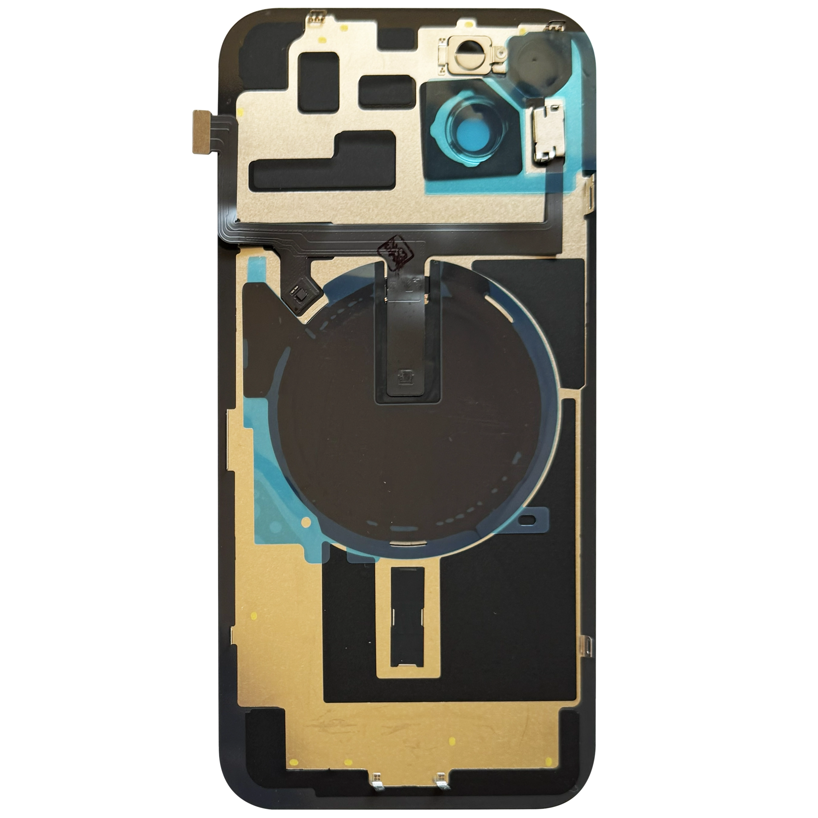 Capac baterie iPhone cu lentile magnet NFC incarcare wireless si suruburi [1]