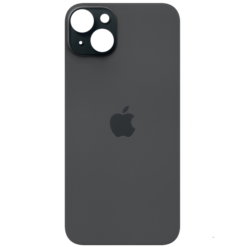 Spate telefon, capac baterie - Spate telefon: Capac baterie Iphone 15, Negru