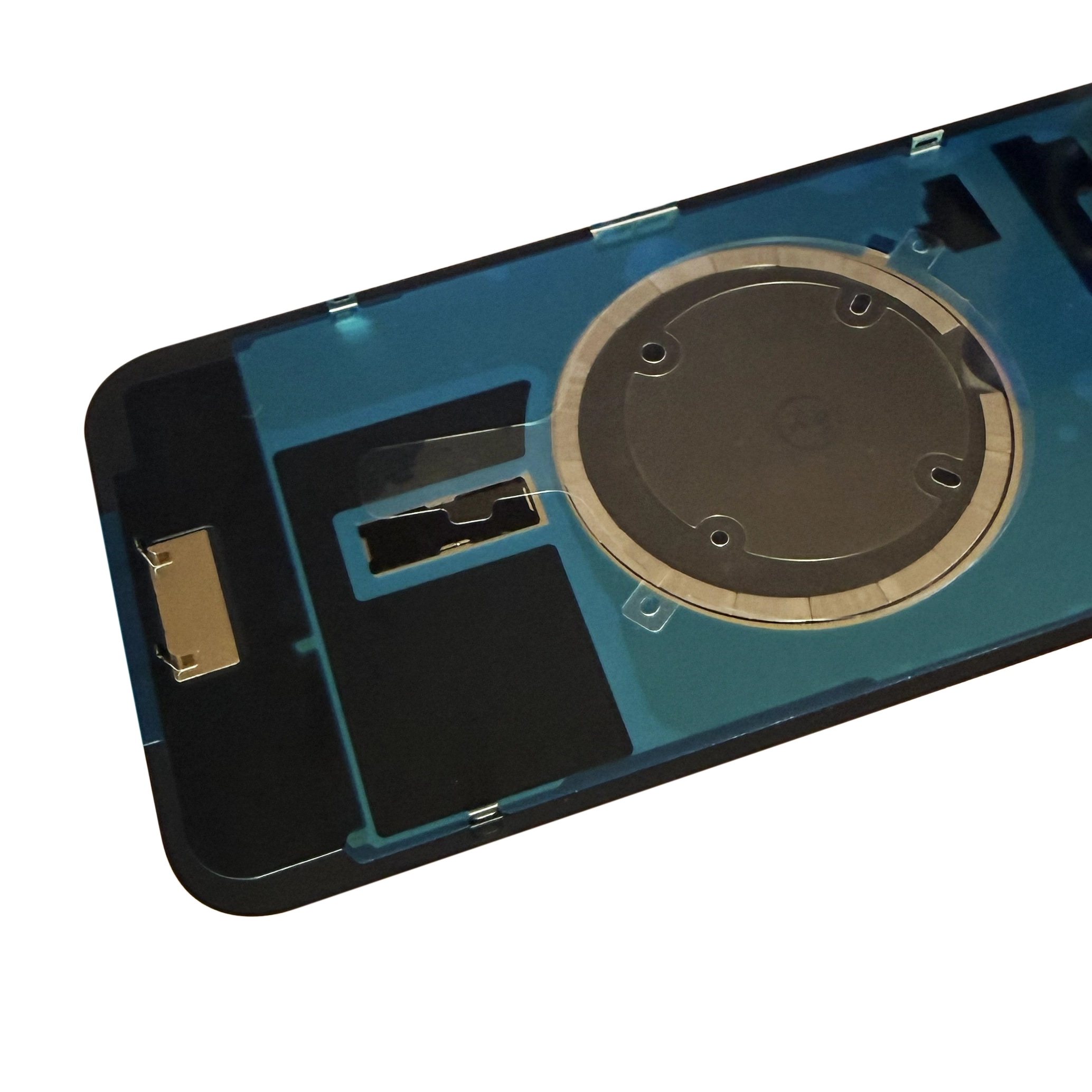 Spate telefon: Capac baterie Iphone 15 Plus cu Lentile si Magnet, Galben [3]