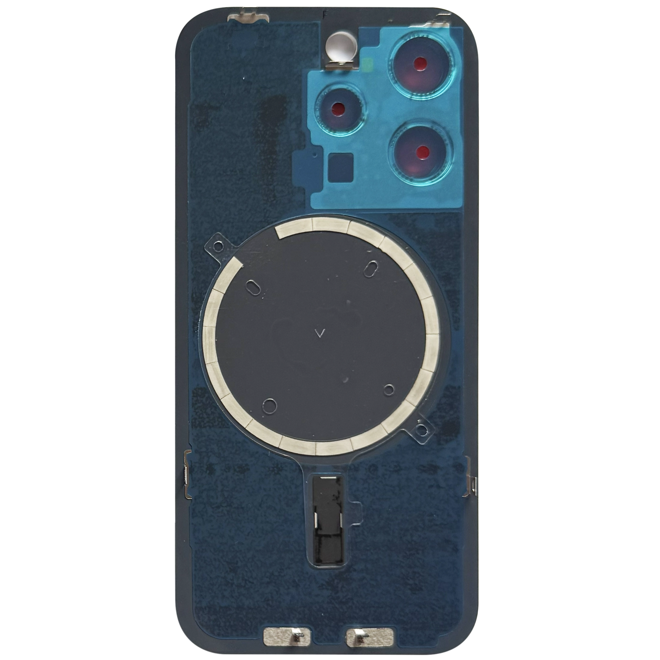 Spate telefon: Capac baterie Iphone 15 Pro cu Lentile si Magnet, Natural [1]