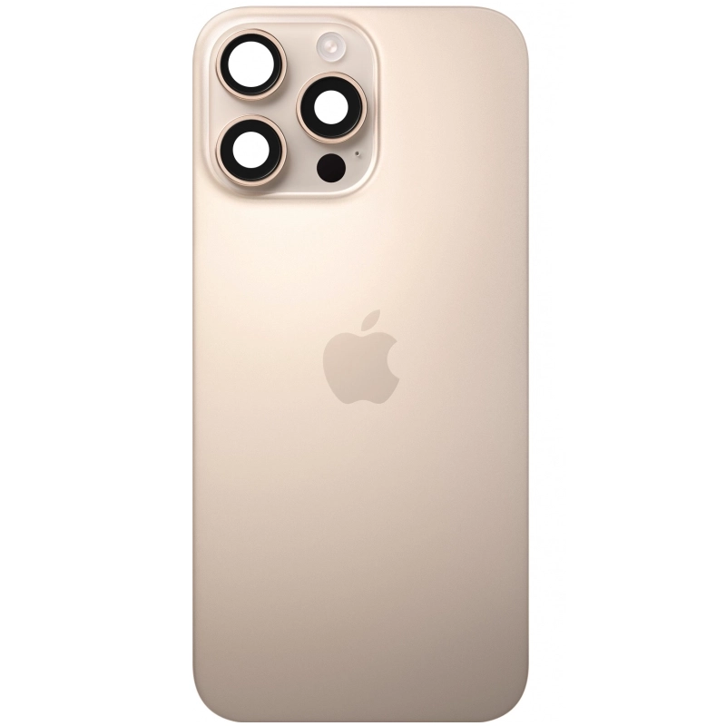 Piese Service Gsm - Spate telefon: Capac baterie Iphone 16 Pro cu Lentile si Magnet, Desert