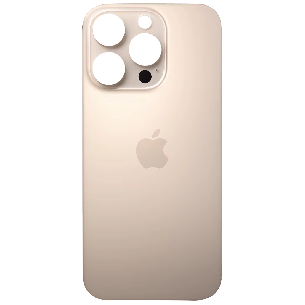 Spate telefon, capac baterie - Spate telefon: Capac baterie Iphone 16 Pro, Desert