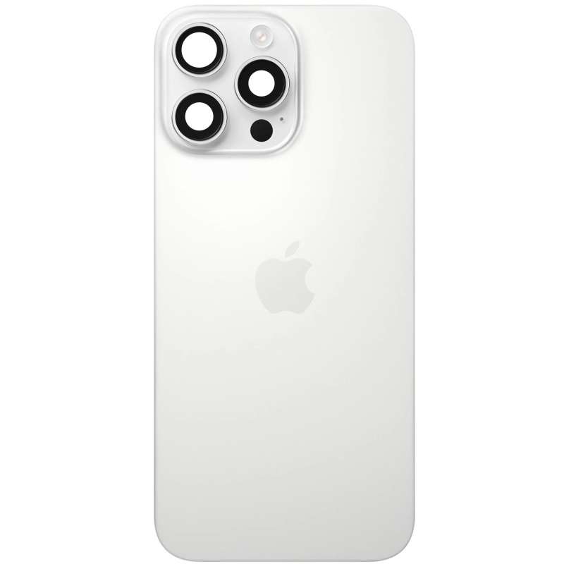 Piese Service Gsm - Spate telefon: Capac baterie Iphone 16 Pro Max cu Lentile si Magnet, Alb