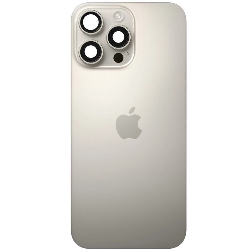 Piese Service Gsm - Spate telefon: Capac baterie Iphone 16 Pro Max cu Lentile si Magnet, Natural