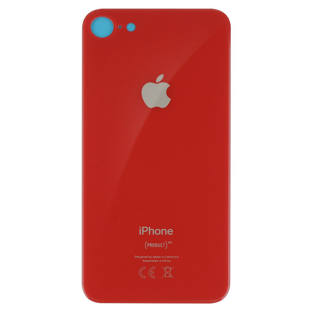 Spate telefon, capac baterie - Capac iPhone 8 Roșu, Flacăra 3