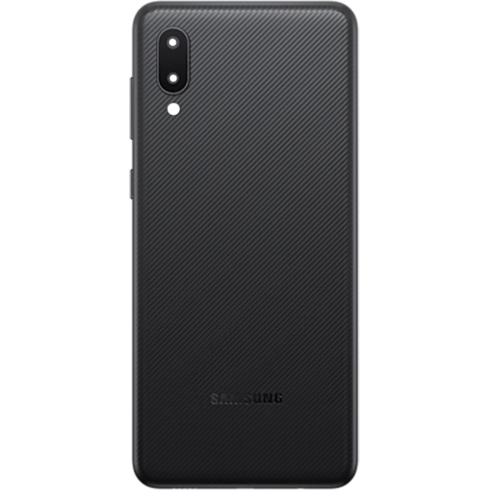 Spate telefon, capac baterie - Spate telefon: Capac baterie Samsung A02, Negru