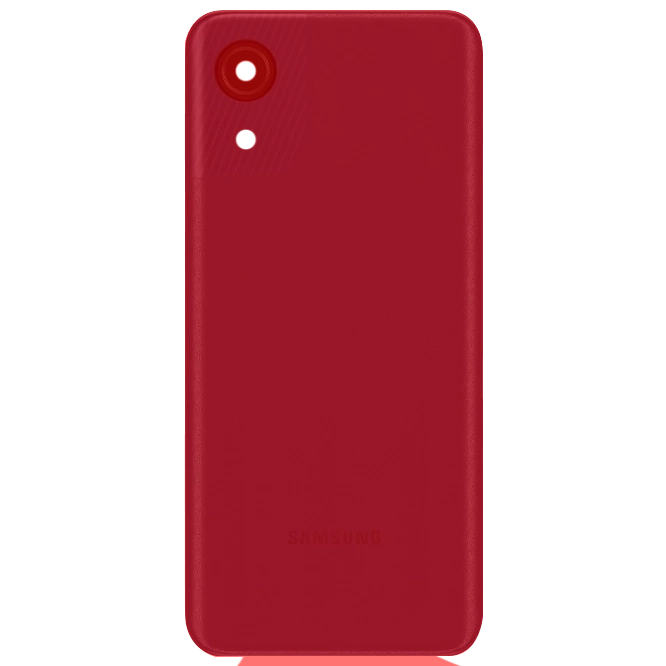 Spate telefon, capac baterie - Spate telefon: Capac baterie Samsung A03 Core, Rosu