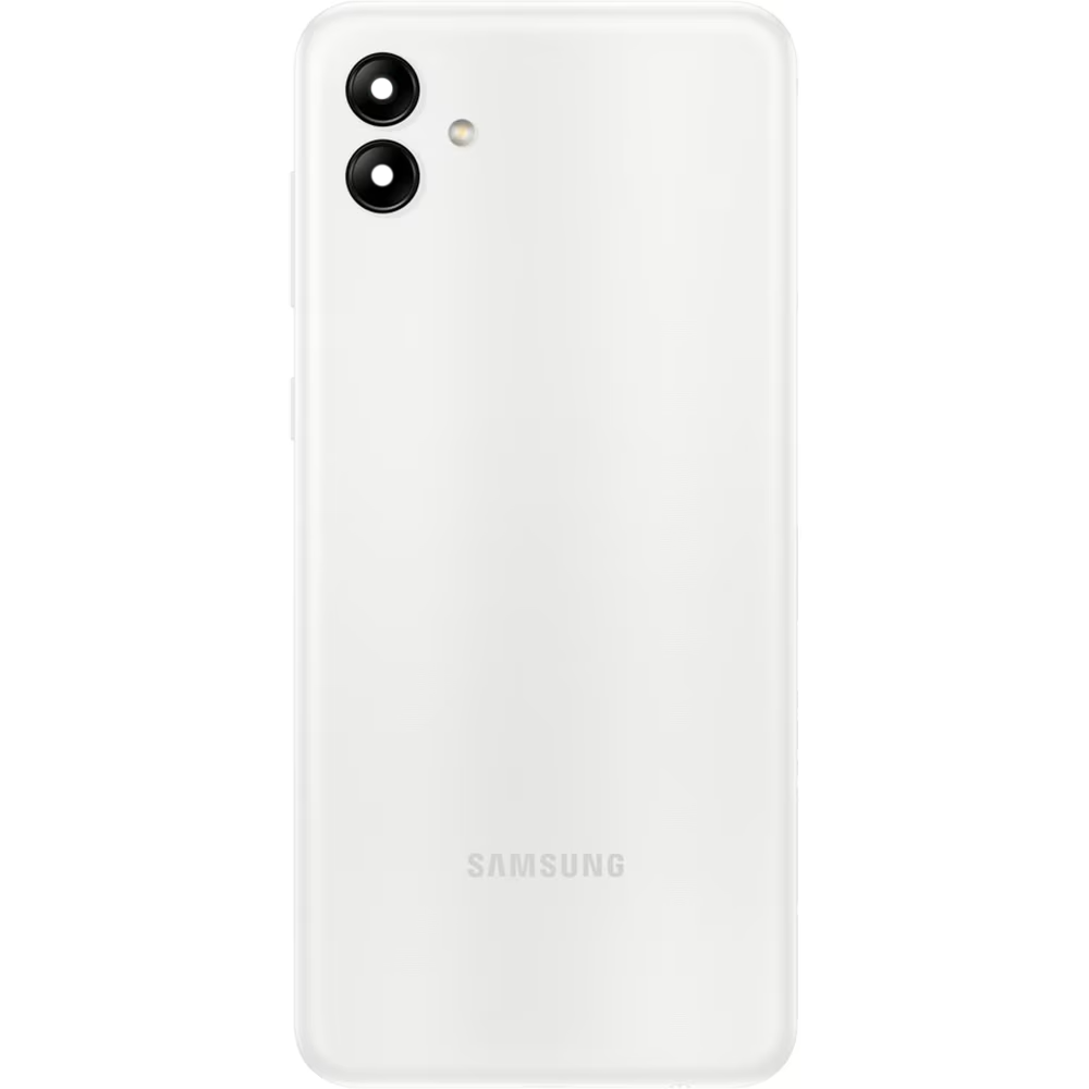 Spate telefon, capac baterie - Spate telefon: Capac baterie Samsung A04, Alb
