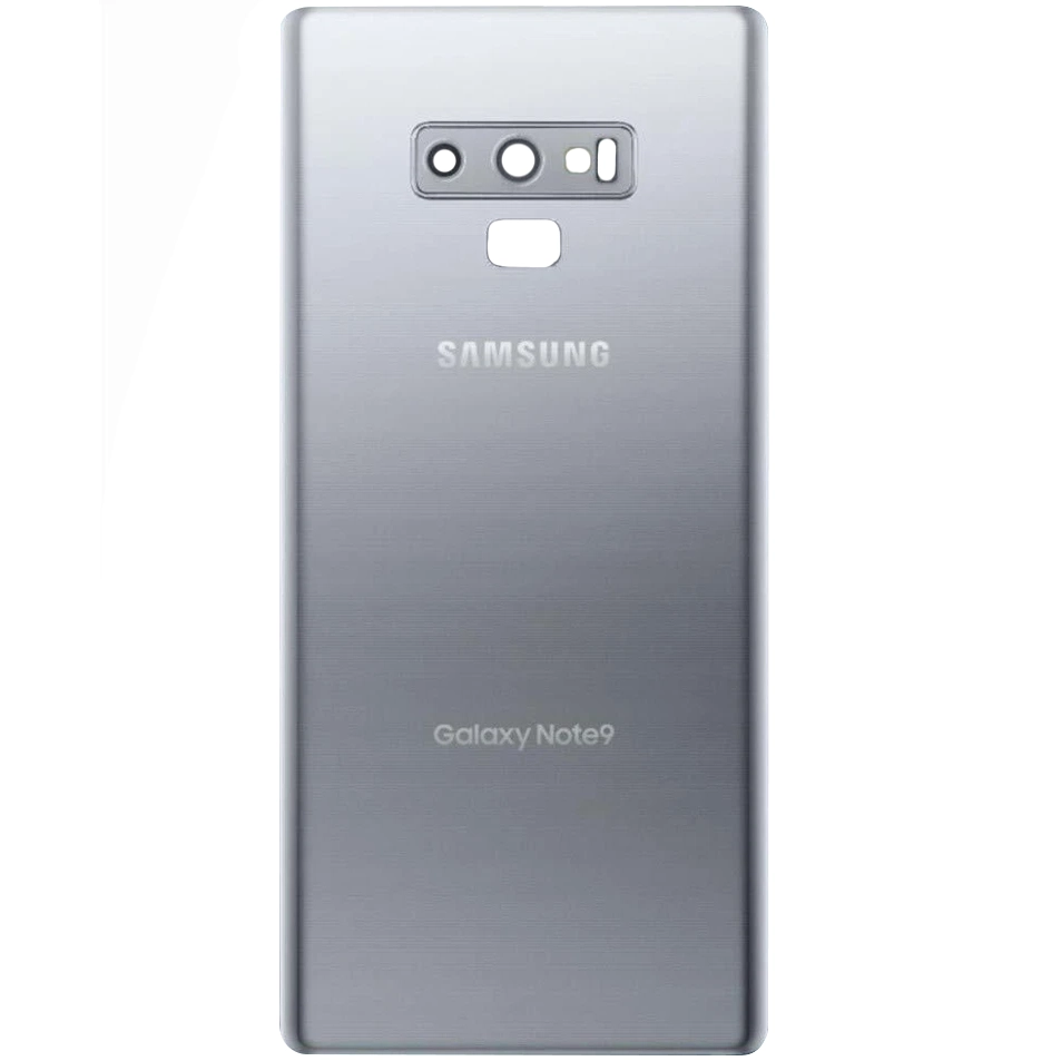 Spate telefon, capac baterie - Spate telefon: Capac baterie Samsung Note 9, Silver
