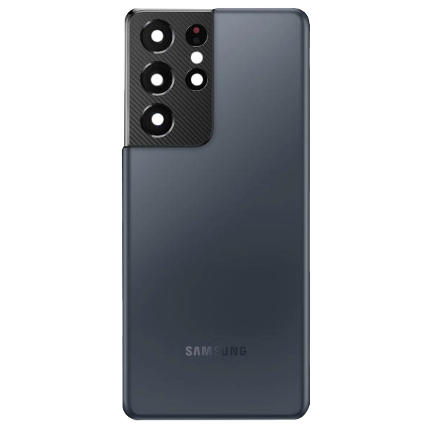 Spate telefon, capac baterie - Spate telefon: Capac baterie Samsung S21 Ultra, Albastru