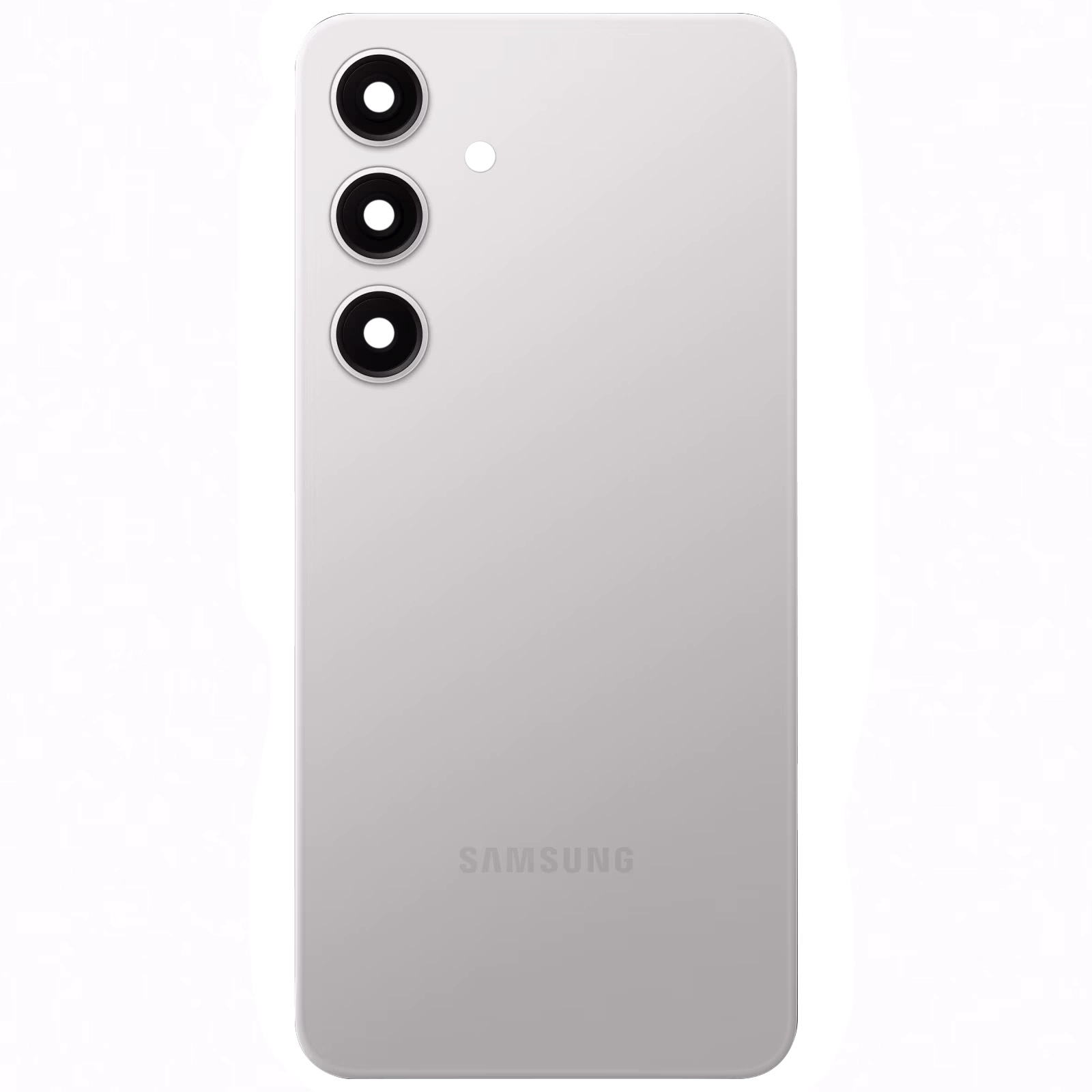Spate telefon, capac baterie - Spate telefon: Capac baterie Samsung S24, Marble Grey
