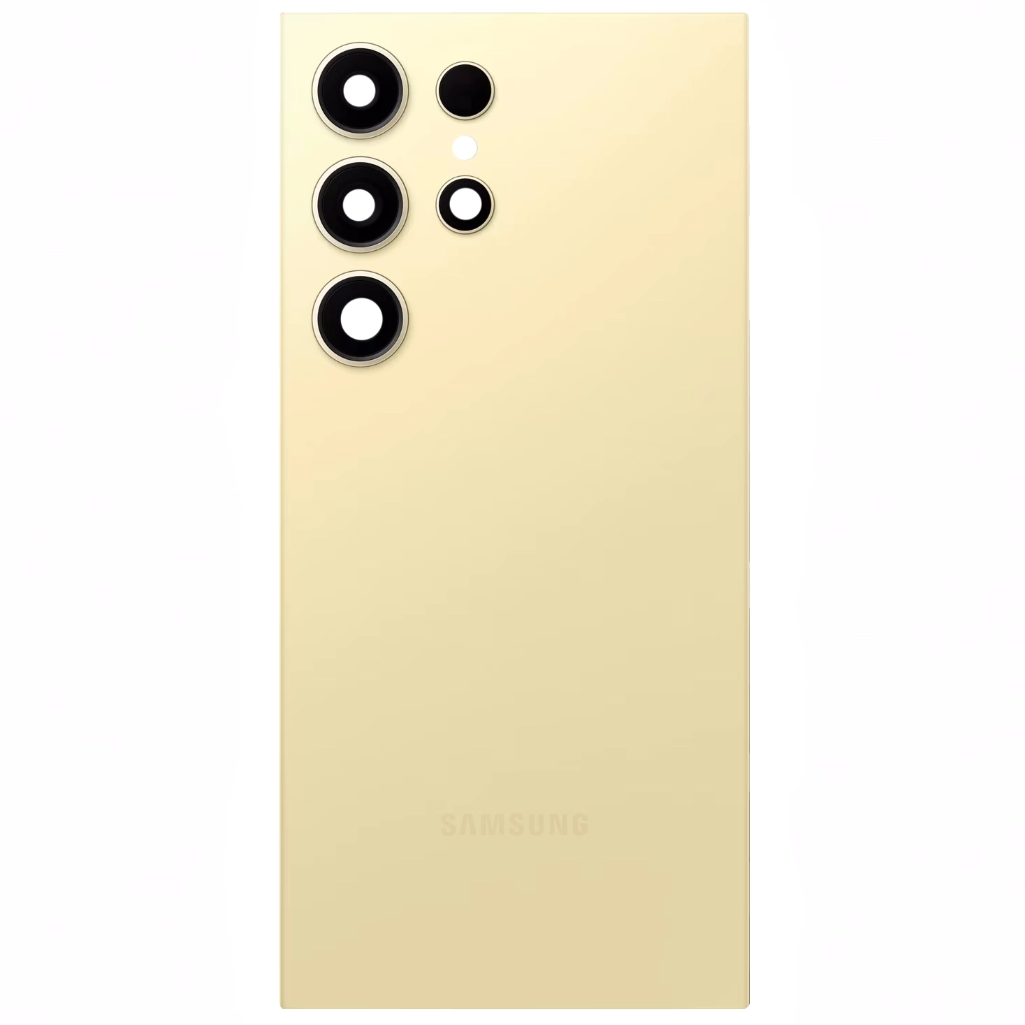 Spate telefon, capac baterie - Spate telefon: Capac baterie Samsung S24 Ultra, Titanium Yellow
