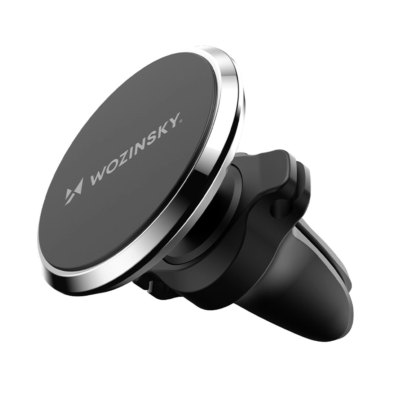 Casti wireless TWS - Suport magnetic pentru telefon Wozinsky WUMKO pentru grila de ventilație a mașinii – Negru