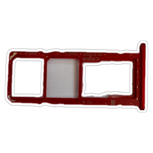 Suport sim - card - Suport sim - card Huawei Y7 2019, Red