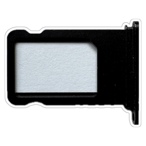 Suport sim - card - Suport sim - card Iphone 7 Plus, Black
