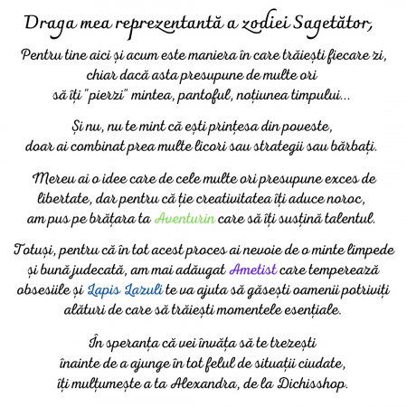 Săgetător - Lumânare Parfumată Și Brățară Semiprețioasă - Pachet Cadou Zodie [1]