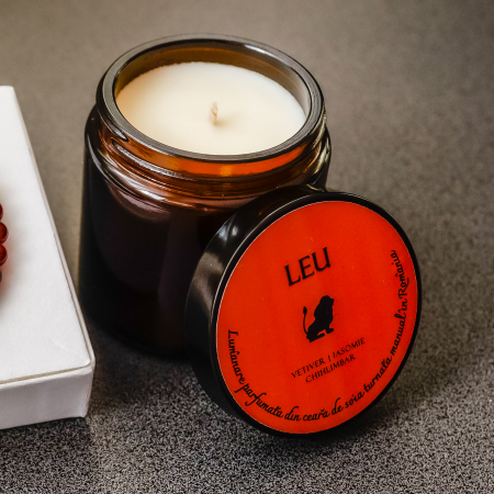 Leu - Lumânare Parfumată Și Brățară Semiprețioasă - Pachet Cadou Zodie [3]