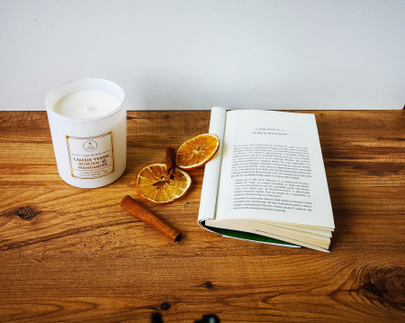 lumanare parfumata lamaie verde busuioc si mandarine [2]