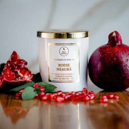 Lumânări parfumate - lumanare parfumata rodie neagra