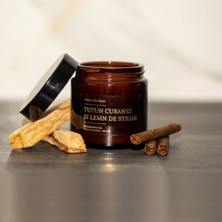 lumanare parfumata tutun cubanez si lemn de stejar [1]