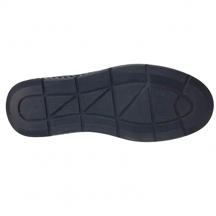 Pantofi sport din piele naturala pentru barbati NEGRU COD-1237 [5]