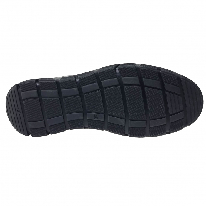 Pantofi Bărbați Sport Din Piele Naturală Neagră 1238 [5]