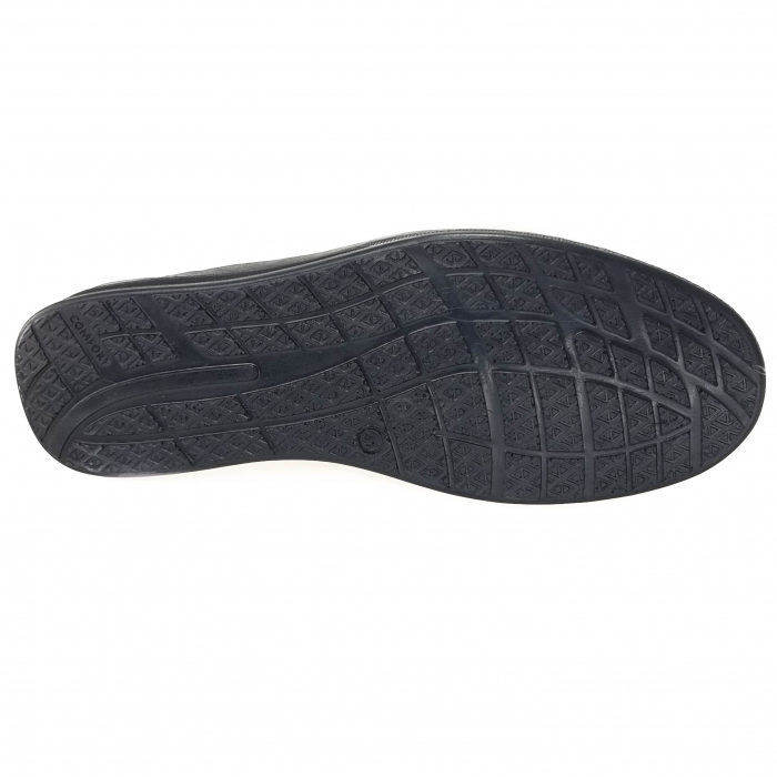 Pantofi casual din piele naturala pentru barbati NEGRU COD-1248 [6]